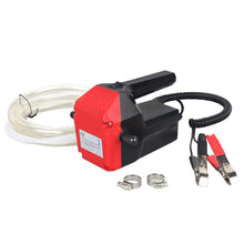 Load image into Gallery viewer, 12V 60W Electric Car Oil Suction Pump Fuel Delivery Engine Oil Crude Oil Fluid Suction Pump with 4ft Tube For Boat Motorcycle Vehicle
