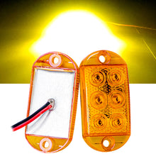 Load image into Gallery viewer, 6LED 12v-80V Truck Side Marker Lights External Lights Warning Tail Light Auto Trailer Truck Lorry Clearance Lamps