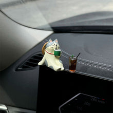 Load image into Gallery viewer, Cute Cat Car Dashboard Ornaments Gifts Car Center Console Decoration Auto Interior Accessories for Woman