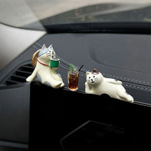 Load image into Gallery viewer, Cute Cat Car Dashboard Ornaments Gifts Car Center Console Decoration Auto Interior Accessories for Woman