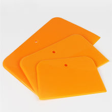 Load image into Gallery viewer, 3Pcs Car Film Install Window Squeegee Scraper Orange Vinyl Wrap Water Ice Wiper Auto Household Cleaning Tint Tool