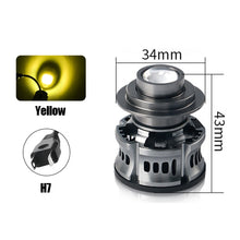 Load image into Gallery viewer, 12V H7 H11 H8 H9 9006 HB4 Car Lens Headlight Led Fog Light Bulb LED Fog Lamp White Yellow Ice Blue Turbo Fog Light