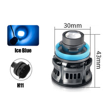 Load image into Gallery viewer, 12V H7 H11 H8 H9 9006 HB4 Car Lens Headlight Led Fog Light Bulb LED Fog Lamp White Yellow Ice Blue Turbo Fog Light