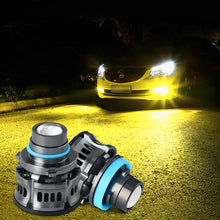 Load image into Gallery viewer, 12V H7 H11 H8 H9 9006 HB4 Car Lens Headlight Led Fog Light Bulb LED Fog Lamp White Yellow Ice Blue Turbo Fog Light