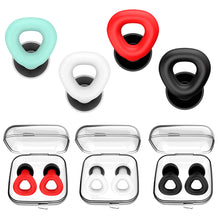 Load image into Gallery viewer, Noise Reduction Sound Insulation Silicone Earplugs for Business Trips Travel Portable Sleep Washable Soundproof Earplugs