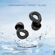Load image into Gallery viewer, Noise Reduction Sound Insulation Silicone Earplugs for Business Trips Travel Portable Sleep Washable Soundproof Earplugs