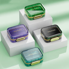 Load image into Gallery viewer, Portable Waterproof Sealed Medicine Box Pills Transparent Medicine Box Pill Tablet Storage Box Medicine Storage Box