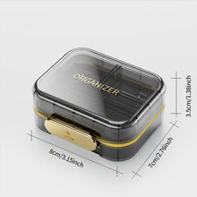 Load image into Gallery viewer, Portable Waterproof Sealed Medicine Box Pills Transparent Medicine Box Pill Tablet Storage Box Medicine Storage Box