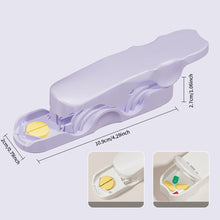Load image into Gallery viewer, Creative Mini Cutter Splitters Portable Medicine Box Storage Box Pill Tablet Pill Cutter Divide Medicine Storage Box