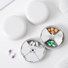 Load image into Gallery viewer, Portable Packaging Sealed Medicine Box Round Pill Case Plastic Weekly Tablet Candy Box Pill Container Pill Box
