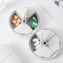 Load image into Gallery viewer, Portable Packaging Sealed Medicine Box Round Pill Case Plastic Weekly Tablet Candy Box Pill Container Pill Box