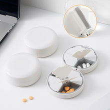 Load image into Gallery viewer, Portable Packaging Sealed Medicine Box Round Pill Case Plastic Weekly Tablet Candy Box Pill Container Pill Box