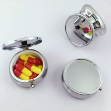 Load image into Gallery viewer, Multi Functional Creative Medicine Box Circular Ointment Box Pill Box Jewelry Box Foldable Portable Medicine Box