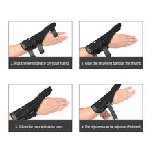 Load image into Gallery viewer, Removable Aluminum Alloy Wrist Guard Wrist Cover Finger Fixing Strap Finger Clamp Thumb Protective Cover Wrist Guard