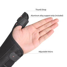 Load image into Gallery viewer, Removable Aluminum Alloy Wrist Guard Wrist Cover Finger Fixing Strap Finger Clamp Thumb Protective Cover Wrist Guard