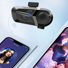 Load image into Gallery viewer, Motorcycle Helmet Headset Wireless Hands-free Call Phone Earphone Music Player Bluetooth 5.3 Waterproof for Motor Helmet Motorcycle Riding