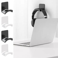 Load image into Gallery viewer, Universal Headphone Stand Adhensive Plastic Wall Mount Hanger Under Desk Headset Rack Holder Support For Gaming Earphone Bracket