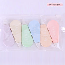 Load image into Gallery viewer, 1 Set/6 Piece Cute Kawaii Macaron Correction Tape Altered Tools School Office Corrector Stationery Kids Sweet Novelty Supplies