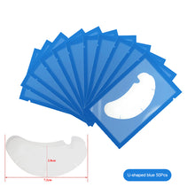 Load image into Gallery viewer, 50/100pairs Eye Patches Eyelash Extension Under Eyelashes Fake Lashes Stickers Lash Extension Patches for Building Eyelid