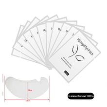 Load image into Gallery viewer, 50/100pairs Eye Patches Eyelash Extension Under Eyelashes Fake Lashes Stickers Lash Extension Patches for Building Eyelid