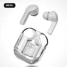 Load image into Gallery viewer, Transparent Wireless Bluetooth Earbud Noise Canceling Stereo Headphone with Digital Display Charging Case Waterproof Gaming