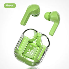 Load image into Gallery viewer, Transparent Wireless Bluetooth Earbud Noise Canceling Stereo Headphone with Digital Display Charging Case Waterproof Gaming