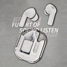 Load image into Gallery viewer, Transparent Wireless Bluetooth Earbud Noise Canceling Stereo Headphone with Digital Display Charging Case Waterproof Gaming