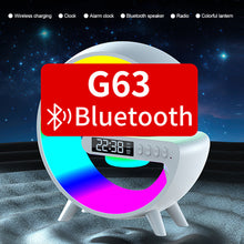 Load image into Gallery viewer, Multifunction Wireless Charger Stand Bluetooth 5.0 Speaker FM TF RGB Night Light Fast Charging Station for iPhone Samsung Xiaomi