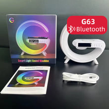 Load image into Gallery viewer, Multifunction Wireless Charger Stand Bluetooth 5.0 Speaker FM TF RGB Night Light Fast Charging Station for iPhone Samsung Xiaomi