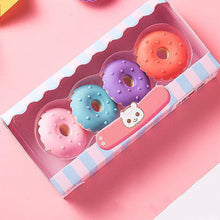Load image into Gallery viewer, 4Pieces/Boxes Kawaii Lollipop Sweety Ice Cream Student Stationery School Office Supplies Children Erasers For Kids Pencil Eraser