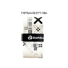 Load image into Gallery viewer, 1PC 110*3CM Badminton Racket Matte Print Sweatband Winding Non-Slip PU Hand Glue For Tennis Racket Baseball Fishing Rod Bicycle Handle
