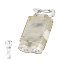 Load image into Gallery viewer, 1PCOutdoor Multi-Function Hat Clip Light LED SMD Dual Light Source Keychain Light With Bottle Opener Portable Magnetic Work Light