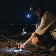 Load image into Gallery viewer, 1PC Mini LED Flashlight Angle Adjustable With Clip Glasses Leg Hat Wind Rope Available Outdoor Camping Hiking Fishing Nightlight
