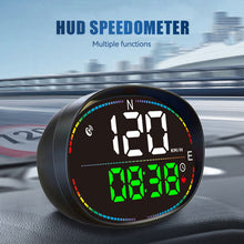 Load image into Gallery viewer, Car HUD Head Up Display Car Digital GPS Speedometer Gauges Compass Speed Meter Atmosphere Light Overspeed Alarm With Atmosphere Light Pickup Trucks