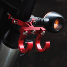 Load image into Gallery viewer, Electric Scooter Double Metal Hooks Simple Bike Shelf Tube Storage Hanger Buckle Hooks Hooks Ebikes Portable Helmet Rack