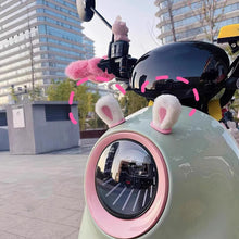 Load image into Gallery viewer, 2Pcs Car Motorcycle Helmet Decoration Electric Bike Soft Plush Ears For Motocross Full Face Off Road Helmet Sticker