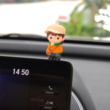 Load image into Gallery viewer, 4Pcs Little Boys Car Center Console Dashboard Navigator Screen Decoration Ornaments Auto Interior Accessories For Computer Display