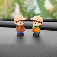 Load image into Gallery viewer, 4Pcs Little Boys Car Center Console Dashboard Navigator Screen Decoration Ornaments Auto Interior Accessories For Computer Display
