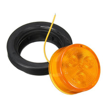 Load image into Gallery viewer, 1Pc 4LED Truck Side Lights Trailer Clearance Marker Lights LED Marker Lights Warning Round Rear Light 10-30V
