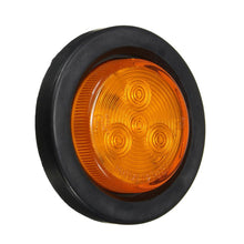 Load image into Gallery viewer, 1Pc 4LED Truck Side Lights Trailer Clearance Marker Lights LED Marker Lights Warning Round Rear Light 10-30V