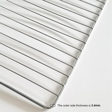 Load image into Gallery viewer, Stainless Steel Food Grade 60cm Rectangle BBQ Charcoal Grate Barbecue Grill Wire Grid Mesh Net