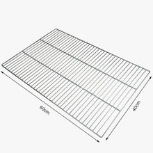 Load image into Gallery viewer, Stainless Steel Food Grade 60cm Rectangle BBQ Charcoal Grate Barbecue Grill Wire Grid Mesh Net