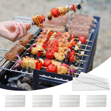 Load image into Gallery viewer, Stainless Steel Food Grade 60cm Rectangle BBQ Charcoal Grate Barbecue Grill Wire Grid Mesh Net