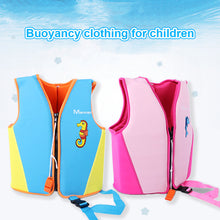 Load image into Gallery viewer, Kids Neoprene Life Jacket Baby Children Life Vest Water Sports Swimsuit 10-27 KG Children Swimming Aid Training Shark Life Vest