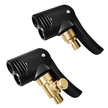 Load image into Gallery viewer, Car Tire Air Chuck Inflator Pump Valve Connector Car Tyre Wheel Valve Brass Clip-on Adapter for Inflatable Pump