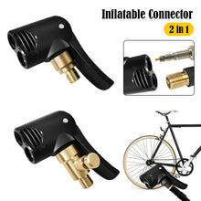 Load image into Gallery viewer, Car Tire Air Chuck Inflator Pump Valve Connector Car Tyre Wheel Valve Brass Clip-on Adapter for Inflatable Pump