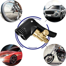 Load image into Gallery viewer, Car Tire Air Chuck Inflator Pump Valve Connector Car Tyre Wheel Valve Brass Clip-on Adapter for Inflatable Pump