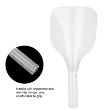 Load image into Gallery viewer, Salon Haircut Face Mask Hair Dyeing Protector Cover Reusable Handheld Hairspray Mask Professional Barber Accessories