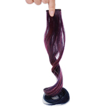 Load image into Gallery viewer, Colored Large Wave Long Curly Wig Ear Hanging Dye Hair Extensions Invisible High Temperature Silk Wig Patch