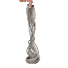 Load image into Gallery viewer, Colored Large Wave Long Curly Wig Ear Hanging Dye Hair Extensions Invisible High Temperature Silk Wig Patch